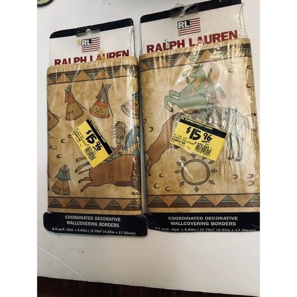 Ralph Lauren Other - 2 Ralph Lauren Wallcovering Borders, 10 yards, NIP, American Indians